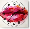 Wanduhr - Quadrat - Glasuhr - Rote Lippen glänzend Lippe Produktbild-Vorschau 1