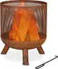 Cesto per il fuoco - Rete - Aspetto ruggine - con Anteprima dell’immagine prodotto 1
