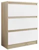 Komoda 70 cm 3 zásuvky skříňka FRAMIRE R-3 mix sonoma Náhled obrázku produktu 7