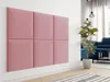 Pannello imbottito 60x60 PAG - rosa Anteprima dell’immagine prodotto 1