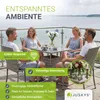Juskys Polyrattan Gartentisch Yoro eckig - wetterfest 60x60 Produktbild-Vorschau 3