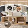 Merax Versteckter Katzenschrank, Katzentoilette Schrank mit Produktbild-Vorschau 4