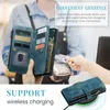 Galaxy A15 Pouzdro,PolyuretanKožené Pouzdro na Zip, Náhled obrázku produktu 3
