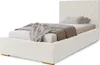 Einzelbett 90x200 mit Stauraum DANVILLE 1 - weiß Produktbild-Vorschau 2