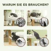 Arbre à chat PawHut, 61,5 cm de haut, avec balle, coussins Voir les images du produit 6