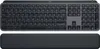 A top-down view of a keyboard and wrist rest on a white background. Produktbild-Vorschau