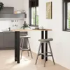 vidaXL Gambe tavolo bar nero 2 pezzi 40x(110-111) cm Anteprima dell’immagine prodotto 1