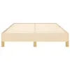 Cadre de lit Crème 120x190 cm Tissu Voir les images du produit 5