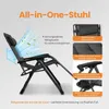 HOMECALL Zero Gravity Liegestuhl klappbar – Relaxliege mit Produktbild-Vorschau 3