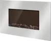 A modern electric fireplace mounted on a wall. Podgląd zdjęcia produktu
