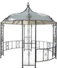 Pergola Almeria, okrągła altana ogrodowa, solidna stalowa Podgląd zdjęcia produktu 2
