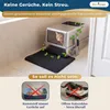 Katzenklo Edelstahl XXL mit Deckel – Katzentoilette Produktbild-Vorschau 10