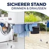EASYmaxx Séchoir à linge extensible 185-250 x 56 x 98 cm - Voir les images du produit 4