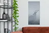 MuchoWow® - Leinwandbilder - Hirsche - Nebel - Wald, Produktbild-Vorschau 2