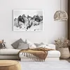 Poster - Poster ohne Rahmen - Alpen Schnee Monochrom - Produktbild-Vorschau 6