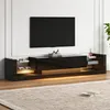 MODFU TV stolek High Gloss Lowboard s LED osvětlením, Náhled obrázku produktu 3