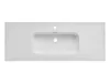 GO120-8095 Keramické umyvadlo 121 x 46 cm, bílé, nábytkové Náhled obrázku produktu 2