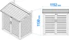 Interline Holzpool Filter Pumpen Haus, 50700320 Produktbild-Vorschau 2