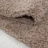 Teppich Wohnzimmer Hochflor Beige 240x340 Rechteck Unicolor Produktbild-Vorschau 5