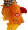 Jouet musical en peluche de 38 cm représentant un coq qui Voir les images du produit 6