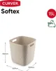 Curver Softex Opbergmand Large 19L Krijtwit Produktbild-Vorschau 9