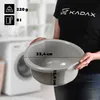 KADAX miska Plastikowa 8L Okrągła miednica Szara Podgląd zdjęcia produktu 3