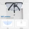 Küchenarmatur Schwarz, Wasserhahn Küche 360° drehbar, Produktbild-Vorschau 8