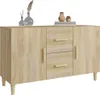 The Living Store Sideboard Sonoma-Eiche 100x36x60 cm Produktbild-Vorschau 6