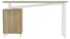 Grand bureau avec rangements, MDF, 3 tiroirs, 130 x 55 x 75 Voir les images du produit 14