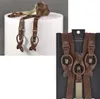 Sir Redman Hosenträger Herren Leder 25mm Y-Form Clips Produktbild-Vorschau 1