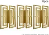 Schubladengriffe aus gebürstetem Gold, TV-Schrankgriffe, Produktbild-Vorschau 1