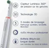 Oral-B PRO 3 3700 Spazzolino Elettrico Bianco con Timer e Anteprima dell’immagine prodotto 5