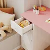 Scrivania Bianca Con Cassetto E Armadietto Per Bambina Con Anteprima dell’immagine prodotto 3