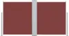 vidaXL Ausziehbare Seitenmarkise Braun 120 x 600 cm Produktbild-Vorschau 3
