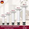 HOOZ® Möbelfüße Edelstahl Weiß Matt 200 mm 8er Set Produktbild-Vorschau 7