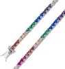 Tennis Armband Silber 925 multicolour Zirkonia Steine 18 Produktbild-Vorschau 1