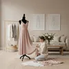 Manichino da sarta Relaxdays, modello femminile, taglia Anteprima dell’immagine prodotto 2