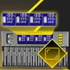 A close-up marketing image of a battery charger with a magnified view of its display. Voir les images du produit