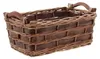 Füllkorb aus Weide + Holz, mittel, mit Griffen, braun Produktbild-Vorschau 6