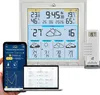 A collage of a TFA weather station, a smartphone displaying weather data, and a laptop showing a weather app interface. Anteprima dell’immagine prodotto