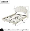 ProximaX Doppelbett 140x200 cm mit Muschelkopfteil, Samt Produktbild-Vorschau 9