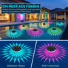 Solar Poollicht schwimmend RGB Solar Gartenlampe mit Produktbild-Vorschau 5