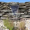 CLGarden Wasserfall Edelstahl Element 30cm breit mit weißer Produktbild-Vorschau 8