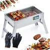 Vilde | Barbecue da campeggio in acciaio inox pieghevole - Anteprima dell’immagine prodotto 12