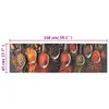 vidaXL Küchenteppich Waschbar Löffel & Gewürze 45x150 cm Produktbild-Vorschau 4