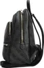 A side view of a gray Guess backpack with a repeating logo pattern. Náhľad obrázku produktu