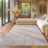 Skandinavischer Teppich Boho Design Einfarbig Beige und Náhled obrázku produktu 1