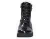 A front view of a black lace-up boot. Anteprima dell’immagine prodotto