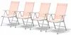 4er Set Garten Klappstuhl Aluminium - Textilen Produktbild-Vorschau 2