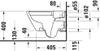 Duravit Wand-WC, Tiefspüler D-Code 37x54cm, 4,5 l, riml, w, Produktbild-Vorschau 3